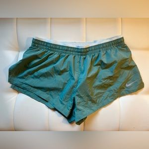 Green Nike Running Shorts